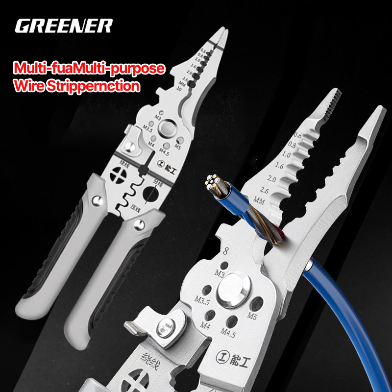 Automatic Wire Stripper Cutter - Alicate de corte, crimpagem e decapagem