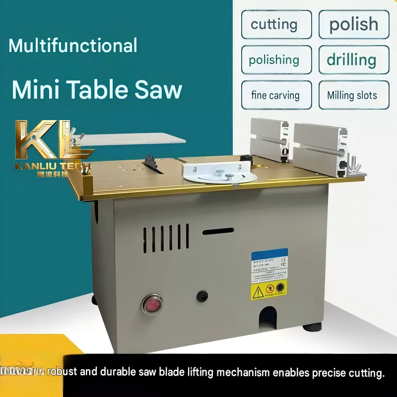 Mini Table Saw For Woodworking - Serra de mesa mini T7, máquina