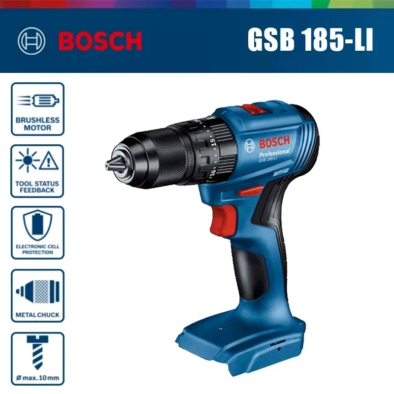 Furadeira de impacto sem fio B - Brushless Cordless Electric Drill 18V avaliação e preço
