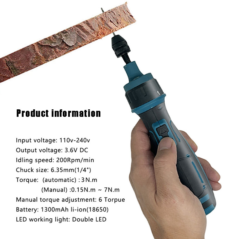 Chave De Fenda Elétrica Sem Fi - Electric Screwdriver Rechargeable Usb avaliação e preço