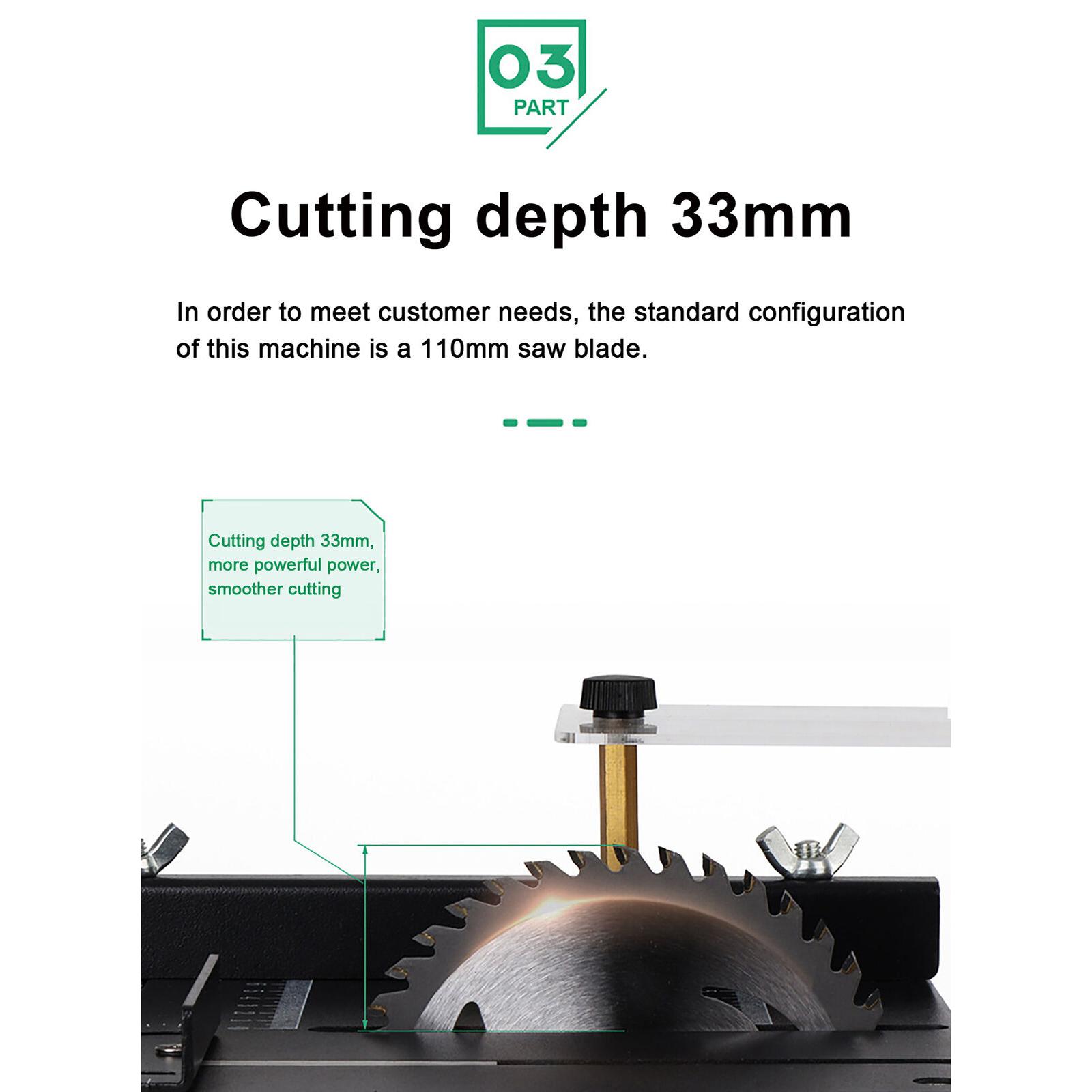 Serra de Mesa Circular Compact - Mini Table Saw For Woodworking avaliação e preço