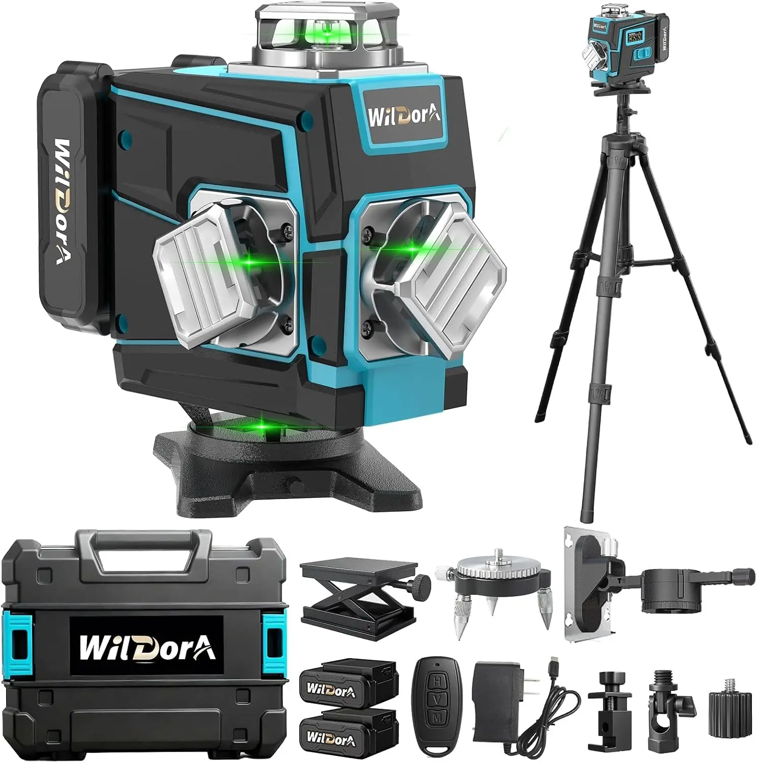 Nível a Laser com Tripé, 4x360 - Laser Level 16 Lines 4D Green avaliação e preço