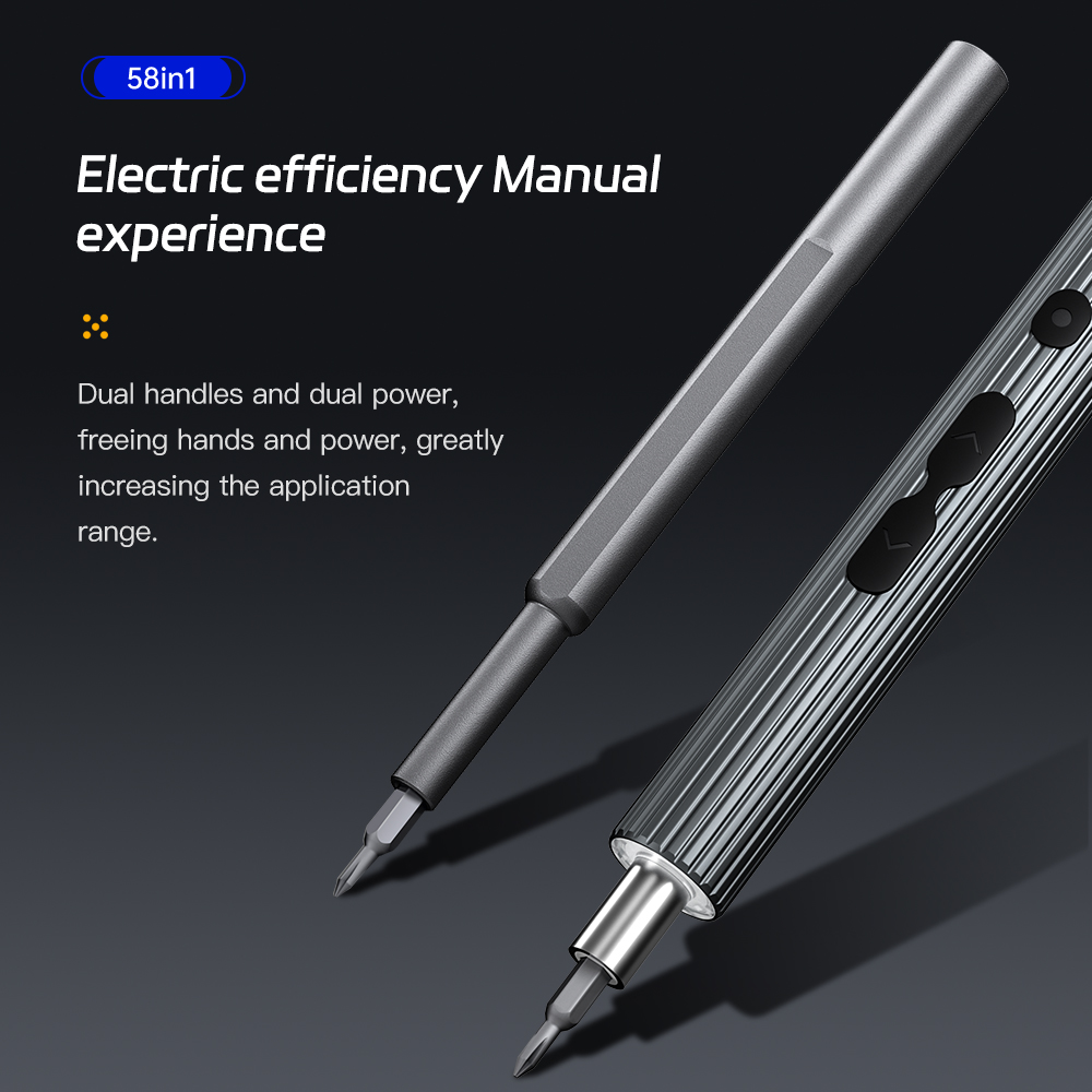 58 em 1 conjunto de chave de f - Electric Screwdriver Rechargeable Usb avaliação e preço
