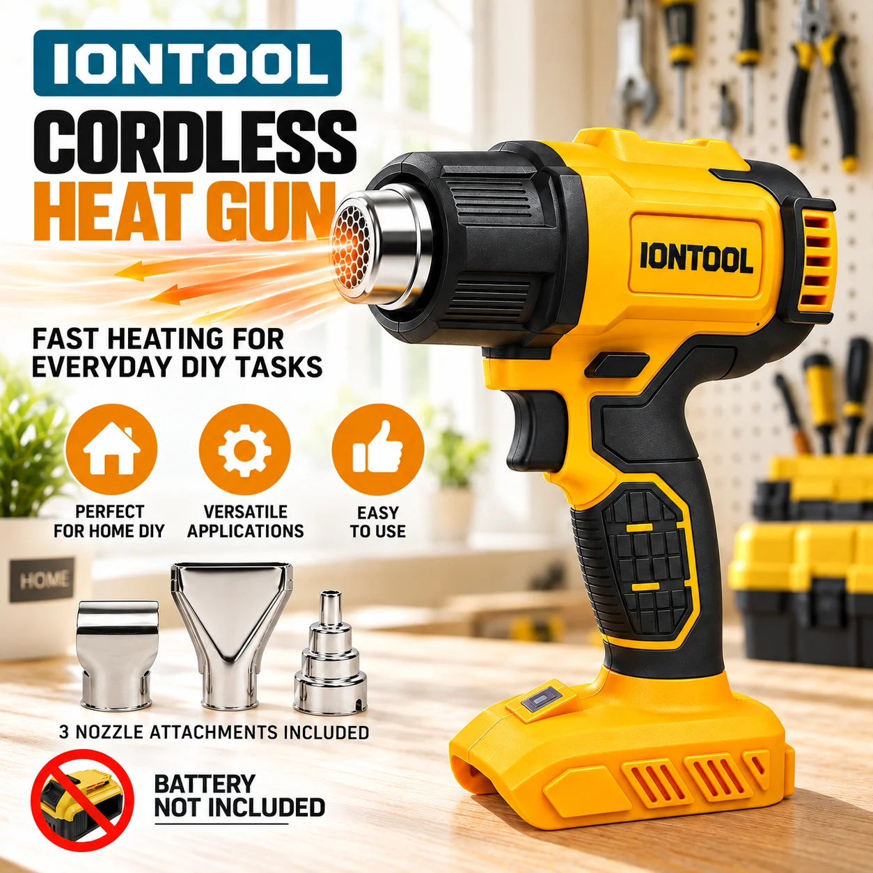 Pistola de Calor Sem Fio e Sem - Cordless Heat Gun For Shrink Tubing avaliação e preço