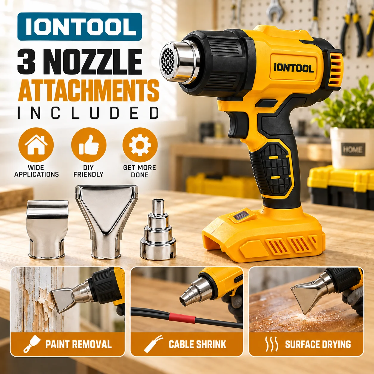 Pistola de Calor Sem Fio e Sem - Cordless Heat Gun For Shrink Tubing avaliação e preço