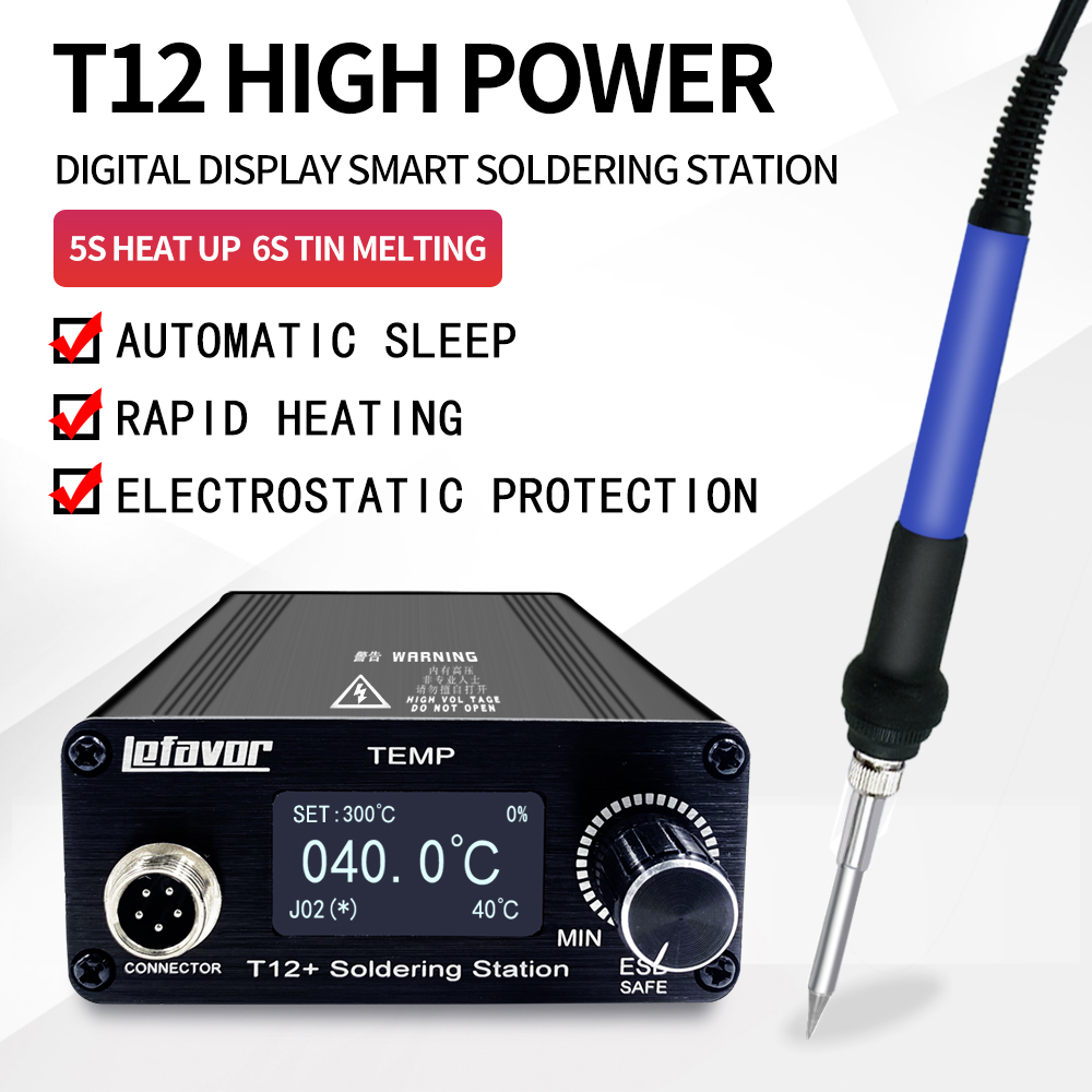 T12 + estação de solda ferro d - Digital Soldering Station T12 avaliação e preço